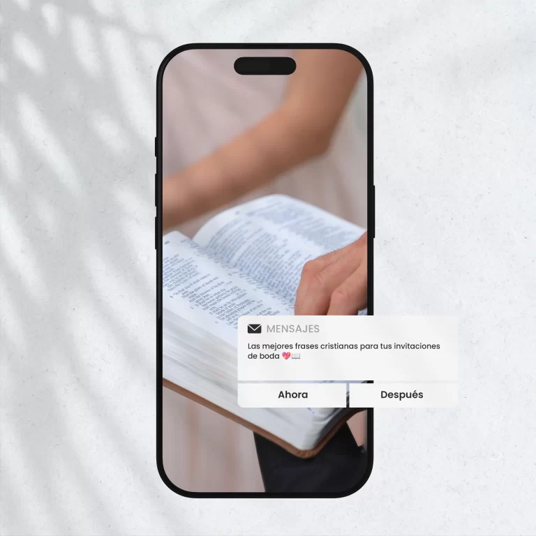 Frases cristianas para tu invitación digital