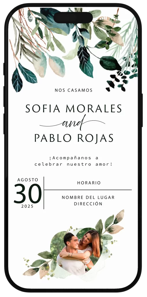 Invitaciones digitales para eventos