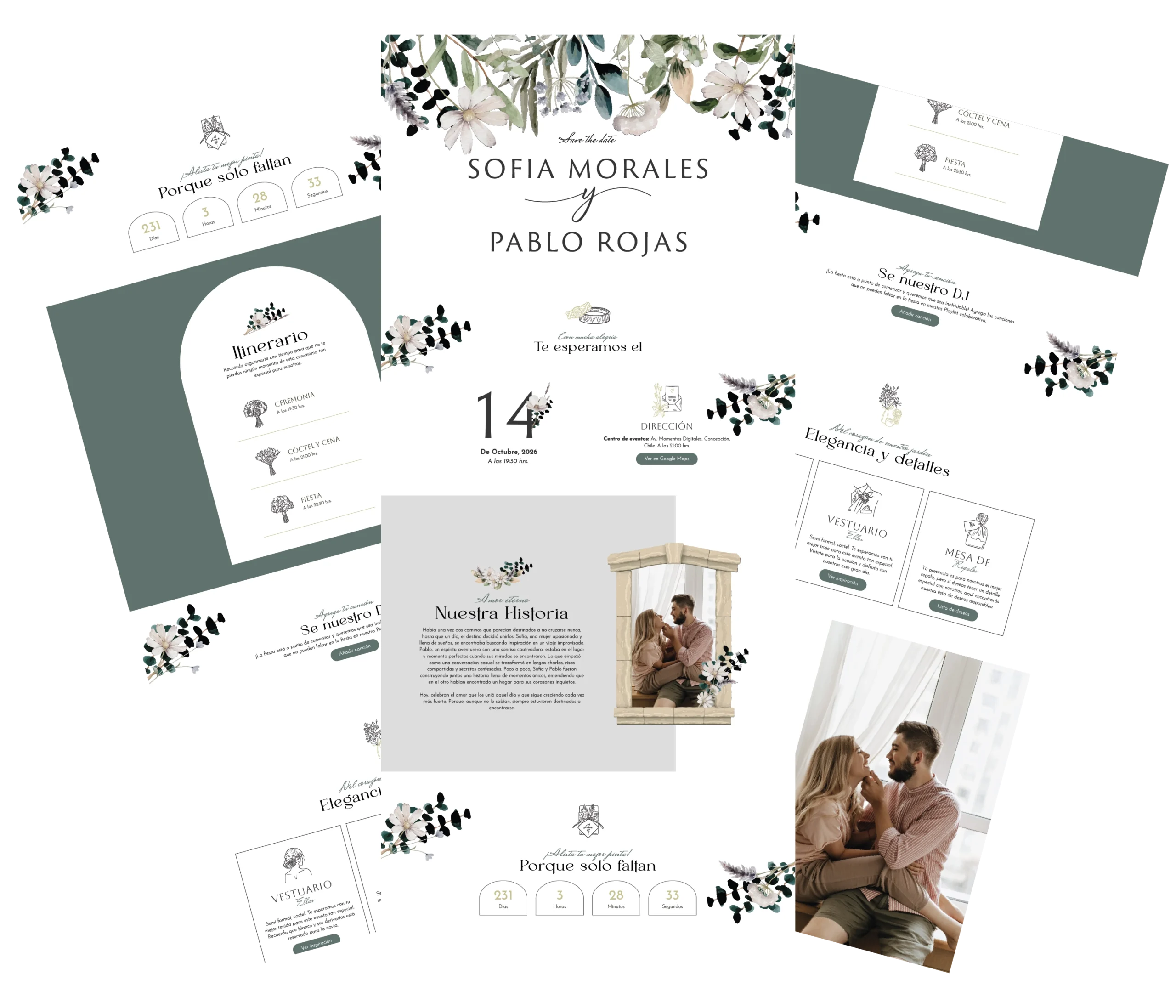 Invitación digital para bodas y eventos | Chile Crea tu invitación digital para todo tipo de eventos con Momentos Digitales.